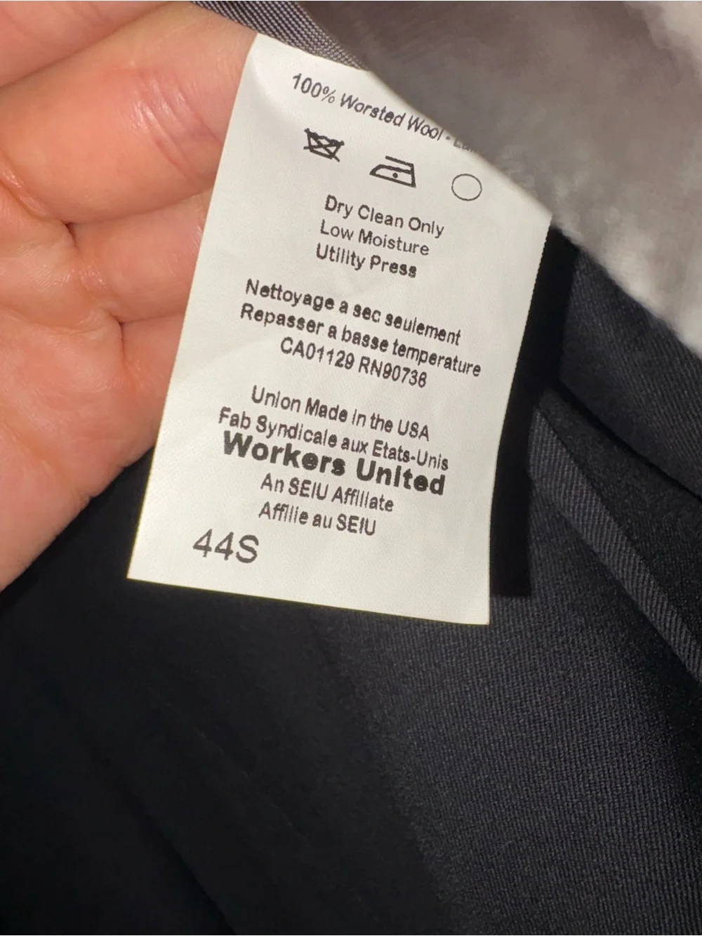 Dillards Black Men's suit